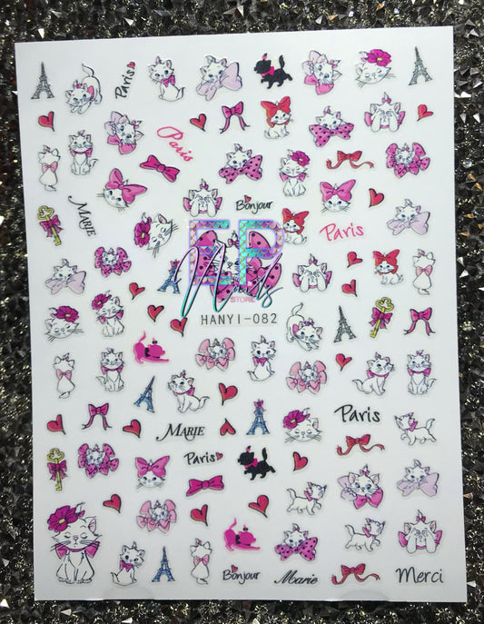 Sticker Gatita Marie -082