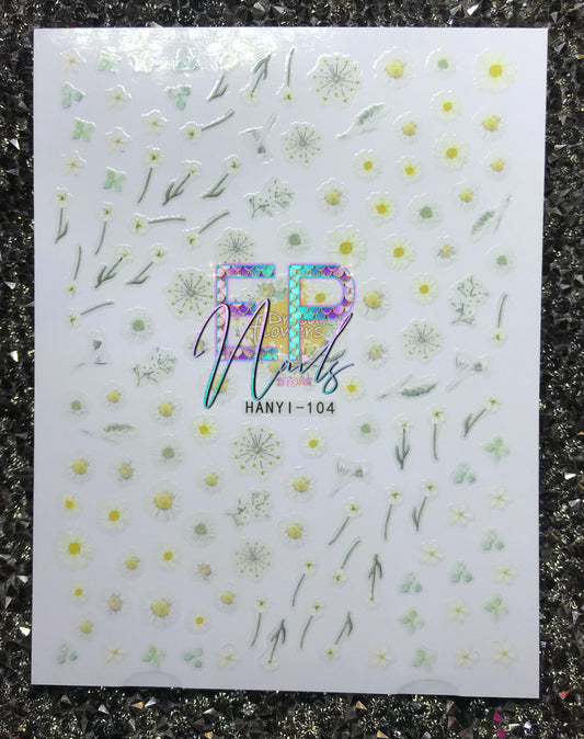 Sticker Flore Blancas-104