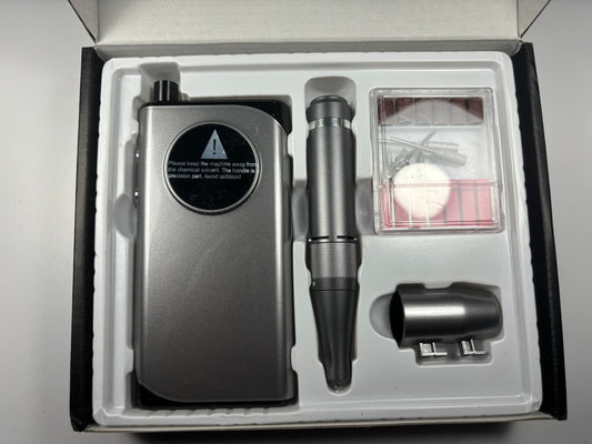 Grey nail machine