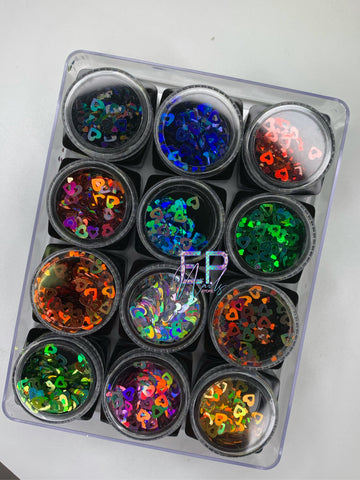 Valentine's Glitter Box 01 (12 colors)