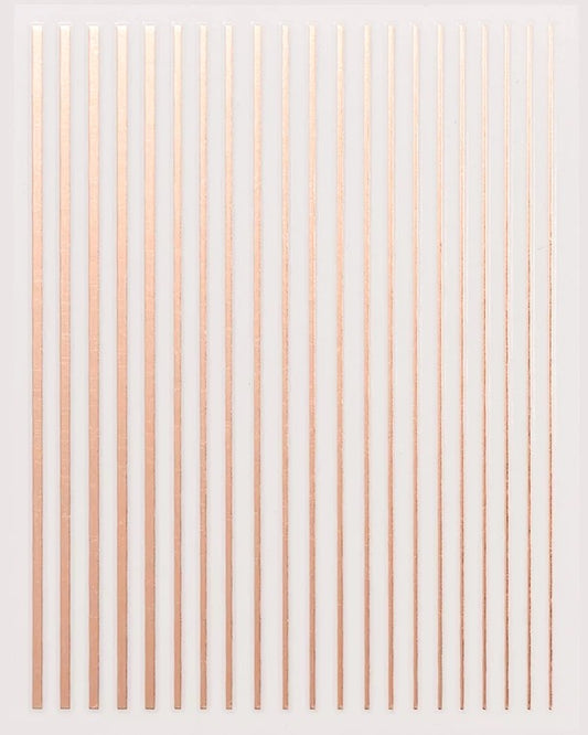 Sticker Rose Gold Lines 05