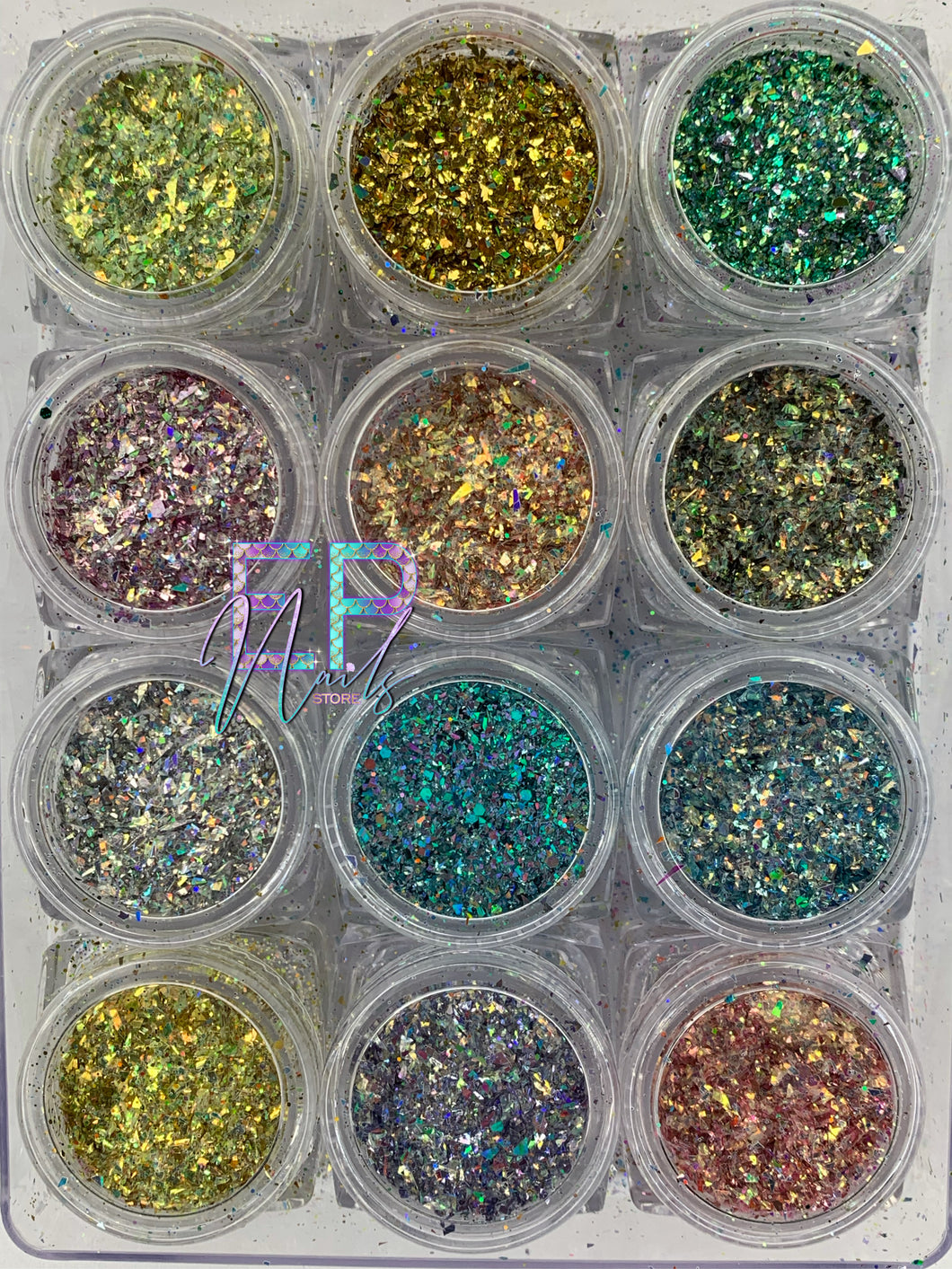 Caja de Glitter Flakes