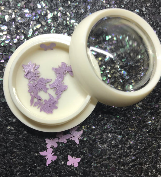 Matte Violet Butterflies #003