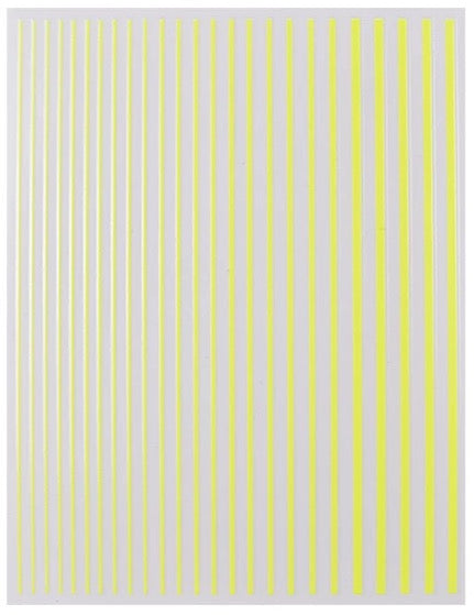 Neon Yellow Lines Sticker 11